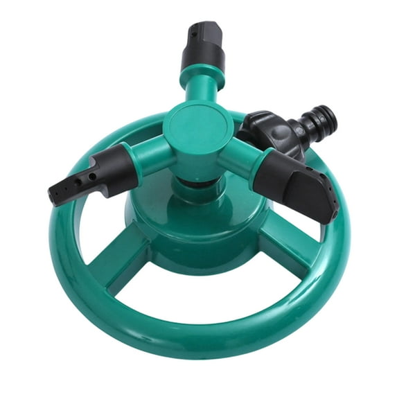 Mauxuk Lawn Sprinkler 360 Rotating Garden Sprinkler 2 Spray Modes Automatic Irrigation 15x15x8.5 Inches