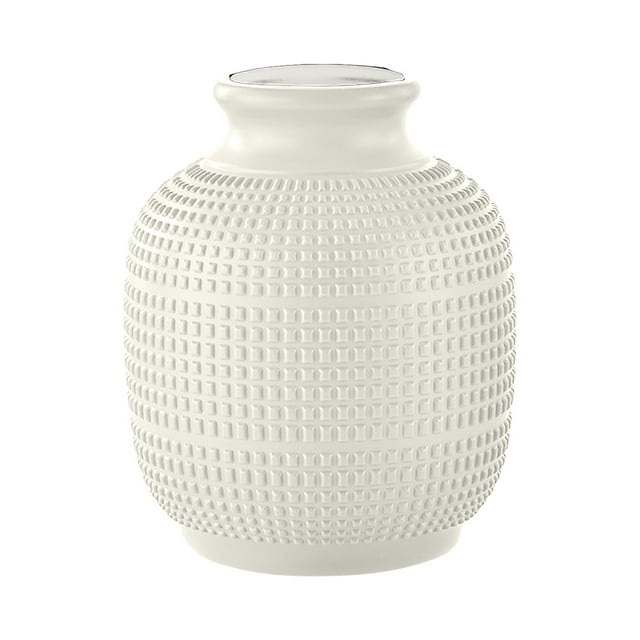 Mauxuk Modern Green Plastic Vase Large Home Decor Dried Flower Arrangement Elegant Living Room Centerpiece Gift