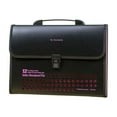 thumbnail image 1 of Mauxuk Multi-Pocket File Folder Accordion Bag - 12 Compartment A4 Document Organizer, Durable Polypropylene, Retractable Handle, 1 of 6