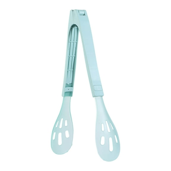 Mauxuk Multifunctional Food Clip, Kitchen Baking Clip, Detachable Plastic Cooking Clip for Bread Eggs Noodles Steak, Heat Resistant, Slip Proof, Light Blue (1 Pack)