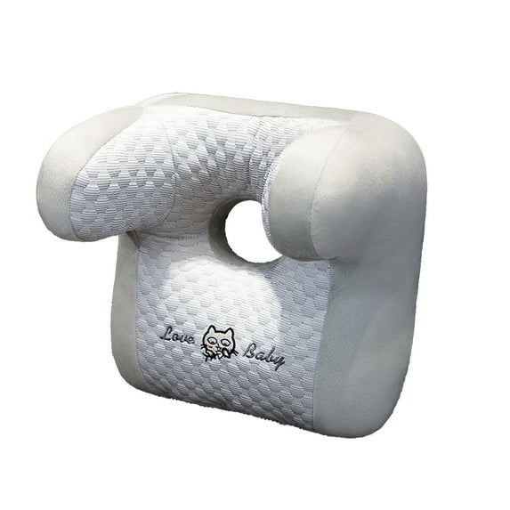 Mauxuk Office Nap Pillow Ergonomic Neck Support Back Cushion Comfortable Sleep Aid Dual-purpose Pillow Soft Relief Pressure for Back and Neck Relaxation