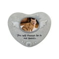 thumbnail image 1 of Mauxuk Paw Print Pet Memorial Grave Marker with Photo Frame - Personalized Dog or Cat Headstone for Garden - Durable Resin Plaque - Waterproof Pet Loss Gift - 6.3x5.9 Inches, 1 of 7