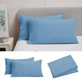 thumbnail image 1 of Mauxuk Pillow Cases Pack, Envelope Closure, Soft Brushed Microfiber Fabric, Shrinkage and Fade Resistant, Machine Washable, Durable, Comfortable, 20 x 31 Inches(Blue), 1 of 6
