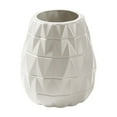 thumbnail image 1 of Mauxuk Plastic Vase for Flowers - Elegant Glazed Decorative Vase for Living Room, TV Cabinet, or Bedroom - Durable & Lightweight (5.9x4.3in), 1 of 6