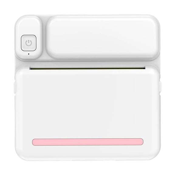 Mauxuk Portable Bluetooth Mini Printer - Inkless Thermal Printer for Notes & Stickers, Wireless Pocket Printer with 1 Roll Paper, 1200mAh Battery, Ideal for Home Office & Travel
