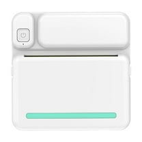 Mauxuk Portable Bluetooth Mini Printer - Inkless Thermal Printer for Notes & Stickers, Wireless Pocket Printer with 1 Roll Paper, 1200mAh Battery, Ideal for Home Office & Travel