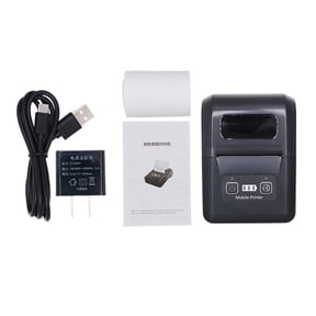 Mauxuk Portable Bluetooth Thermal Printer - Wireless Mini Printer for Receipts, Labels & Barcodes, 48mm Print Width, Lightweight 0.62lb, Compatible with Multiple Systems