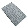 thumbnail image 1 of Mauxuk Premium Absorbent Bath Mat - Ultra Soft Non Slip Bathroom Rug, Quick Dry Microfiber (Blue), 1 of 6