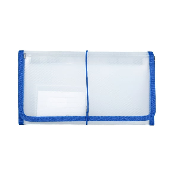 Mauxuk Premium B6 Accordion File Folder - 13 Compartments Waterproof Document Organizer, Sturdy Plastic Multi-Pocket Expanding Wallet, Portable 10.35x5.71x1.38 Inch Office Travel Essential