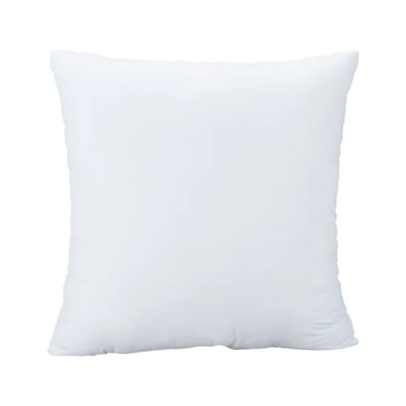 Mauxuk Premium Down Alternative Pillow Insert - 18x18 Inch Hypoallergenic Polyester Fiber Fill, Soft Fluffy Decorative Pillow Form (White)