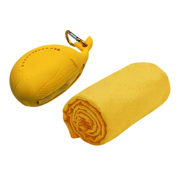 Mauxuk Premium Microfiber Sports Towel - Quick Dry, Ultra Absorbent, Compact & Lightweight for Gym, Travel, Beach, Camping - Reusable with Hanging Loop - 4.72x2.76x1.97in, 0.12lb