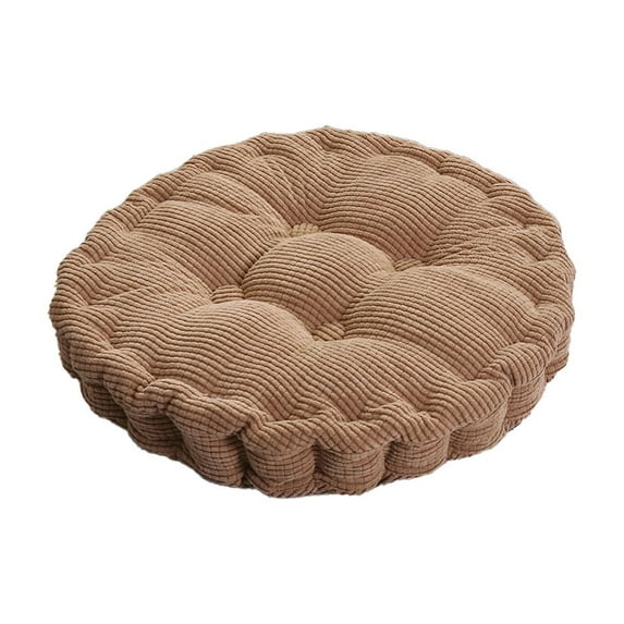 Mauxuk Premium Thick Floor Pillow & Mat - Ultra Soft Corduroy Tatami Cushion for Living Room, Balcony, Yoga - 15.75x15.75 Inches, Cloud-Like Support