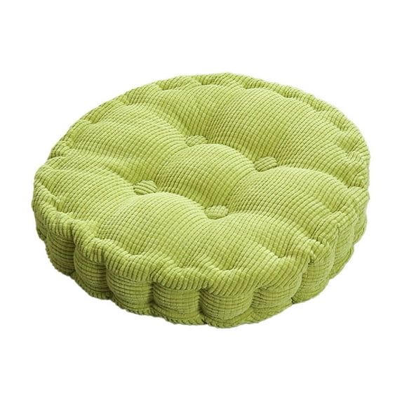 Mauxuk Premium Thick Floor Pillow & Mat - Ultra Soft Corduroy Tatami Cushion for Living Room, Balcony, Yoga - 15.75x15.75 Inches, Cloud-Like Support