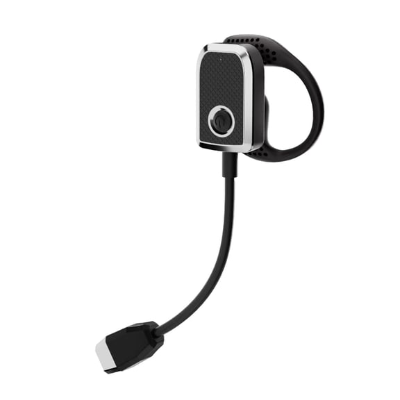 Mauxuk Rechargeable Hands-Free Reading Light, 360° Adjustable Ear Lamp, 3 Color Temperatures, Foldable Book Light, USB Powered, Black