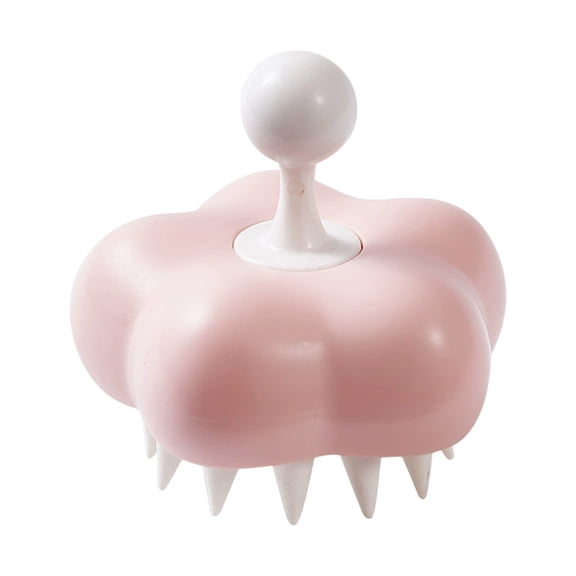 Mauxuk Scalp Massage Brush - Shampoo Brush with Soft & Hard Bristles, Head Massager for Relaxation & Cleansing, ABS Handle, 3.07x3.07x3.03in (Blue)