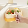 thumbnail image 1 of Mauxuk Suction Cup Sink Corner Rack Drain Basket Food Debris Trap Non-Clog Easy Clean Detachable Strainer Kitchen Organizer, 1 of 6