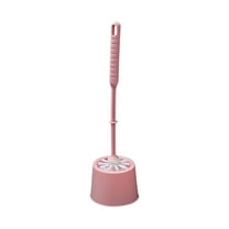Mauxuk Toilet Brush Set with Holder - Durable Ergonomic Handle, Compact Design, High-Density Soft Bristles for Stain Removal, Bathroom Brush for Toilet, Sink & Tub