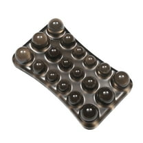 Mauxuk Transparent Crystal Wrist Pad - Soft Silicone Wrist Rest for Desk, Waterproof with Non-Slip Base, Ergonomic Support for Office & Gaming, 4.72x2.83x0.78 Inches