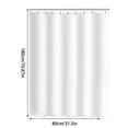 thumbnail image 1 of Mauxuk Waterproof Thickened Polyester Shower Curtain Bathroom Partition No Odor Quick Drying Easy Clean Multiple Colors 80x71 Inch, 1 of 6