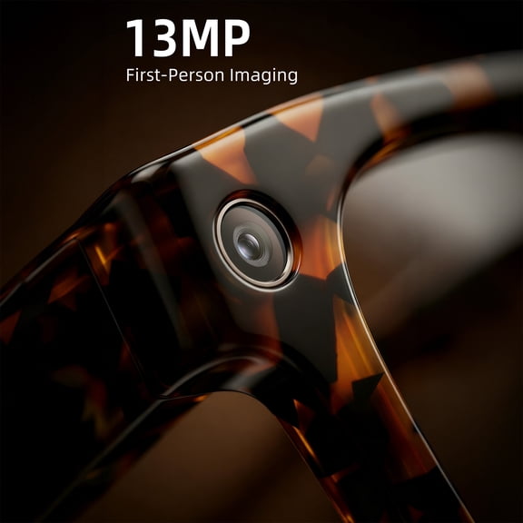 Mavark AI Smart Camera Glasses 4K 13M HD Video & Photo Capture, 32GB Intel Storage, Real-Time Translation, Recording with AI Assistant, Open-Ear Audio, Object Recognition, Bluetooth, Transparent Lens