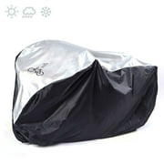 Maveek 1 Bike Waterproof Rain Cycle Bicycle Cover Dust UV Resistant, Dirt Bike Cover for Outdoor Indoor Storage, Water Snow Winter Summer All Weather Garage Road Windproof Durable with Storage Pack