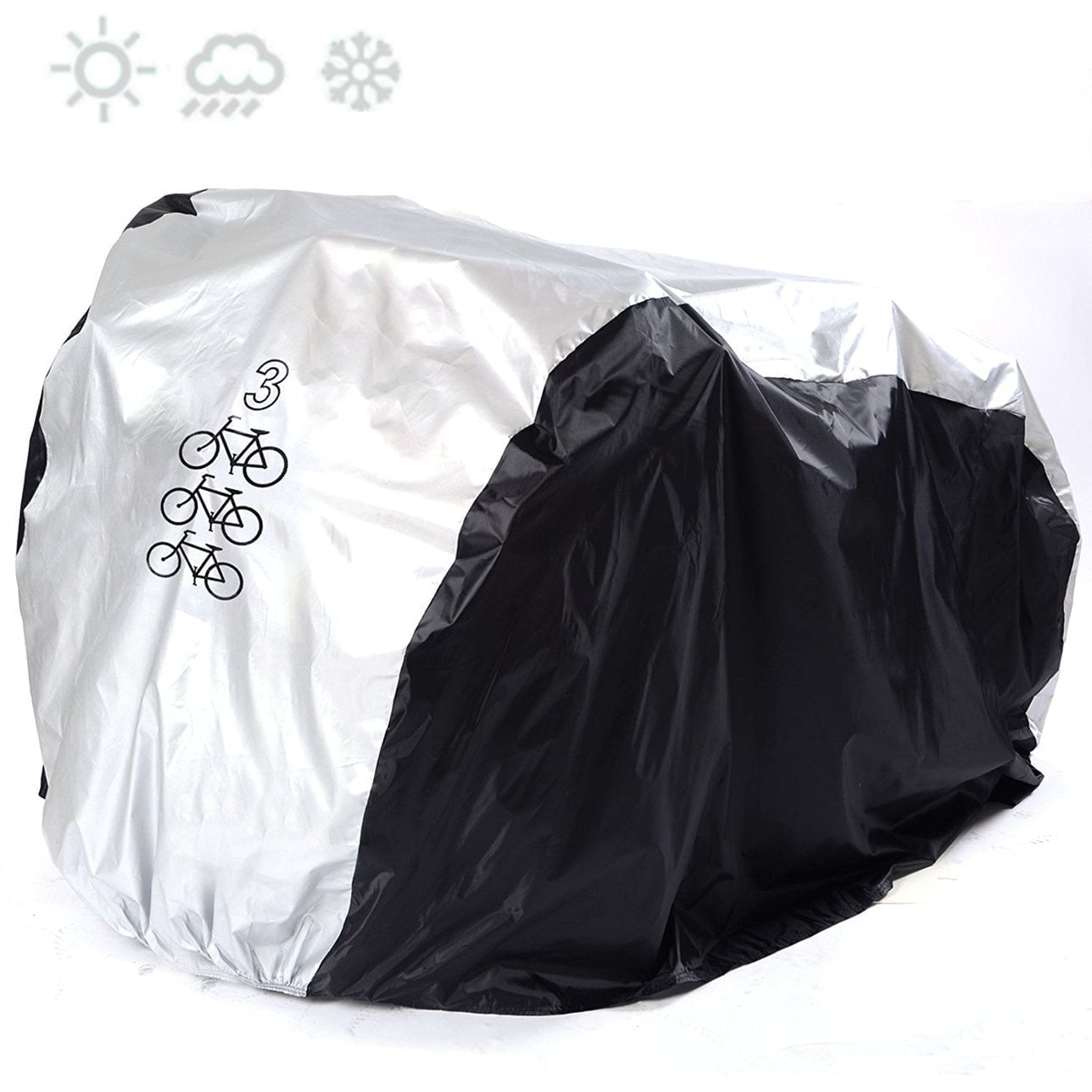 Maveek Outdoor 3 Bike Cover for Traveling Waterproof UV Dust Resistant Suitable for Mountain Electric Bikes Walmart