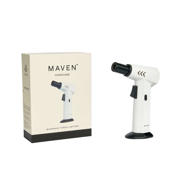 Maven Hurricane Cigar Torch Lighter (White)