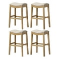 thumbnail image 1 of Open Box Maven Lane Adrien Saddle Bar Stool, Counter Height (4 Pack), 1 of 7