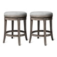 thumbnail image 1 of Maven Lane Alexander Backless Counter Stool, Reclaimed Oak w/ Ash Grey, Set of 2, 1 of 6