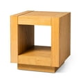 thumbnail image 1 of Open Box Maven Lane Contemporary Wooden Side Table in Refined Natural Finish, 1 of 6
