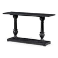 thumbnail image 1 of Maven Lane Arthur Traditional Wooden Console Table in Antiqued Black Finish, 1 of 7