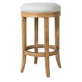 thumbnail image 1 of Open Box Maven Lane Eva Round Swivel Stool, Weathered Oak, Bar Height (2 Pack), 1 of 6