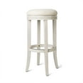 thumbnail image 1 of Open Box Maven Lane Eva Round Swivel Stool White Oak, Bar Height (4 Pack), 1 of 6