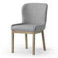 thumbnail image 1 of Open Box Maven Lane Gia Contemporary Dining Chair, Refined Grey Finish with Taupe Fabric, 1 of 6