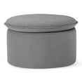 thumbnail image 1 of Maven Lane Lyra Contemporary Ottoman in Slate Fabric Upholstery, 1 of 7