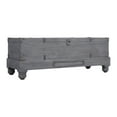 thumbnail image 1 of Maven Lane Nerio Handmade Heritage Wooden Storage Bench, Grey Distressed Finish, 1 of 6