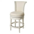 thumbnail image 1 of Maven Lane 26" Counter Height Bar Stool - Handcrafted Swivel Bar Stool with White Oak Finish and Off-Natural Fabric Upholstery - Bring Seamless Style and Comfort to Kitchen Islands and Dining Spaces, 1 of 10