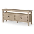 thumbnail image 1 of Maven Lane Turner Wooden Media Unit in Antiqued White Finish, 1 of 7