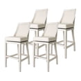 thumbnail image 1 of Maven Lane Vienna Bar Stool, White Oak Finish w/ Natural Color, Set of 4, 1 of 6