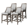 thumbnail image 1 of Maven Lane Vienna Counter Stool in Reclaimed Oak Finish, Ash Grey, Set of 4, 1 of 6