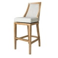 thumbnail image 1 of Open Box Maven Lane Vienna High-Back Swivel Stool, Weathered Oak, Bar Height, 1 of 8