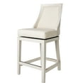thumbnail image 1 of Open Box Maven Lane Vienna Swivel Counter Height Stool 26"H, White Oak Finish, 1 of 7