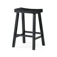 thumbnail image 1 of Open Box Maven Lane Wooden Rustic Aesthetic Kitchen Stool,Antiqued Black Finish, 1 of 6