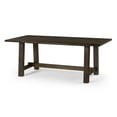 thumbnail image 1 of Maven Lane Yves Rectangular Wooden Dining Table in Weathered Brown Finish, 1 of 7