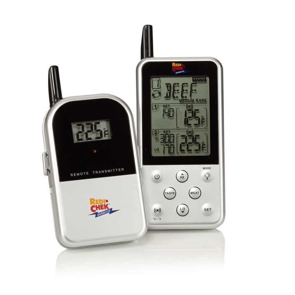 Maverick ET-733 WHITE Long Range Wireless Dual Probe BBQ Smoker Meat  Thermometer Set 