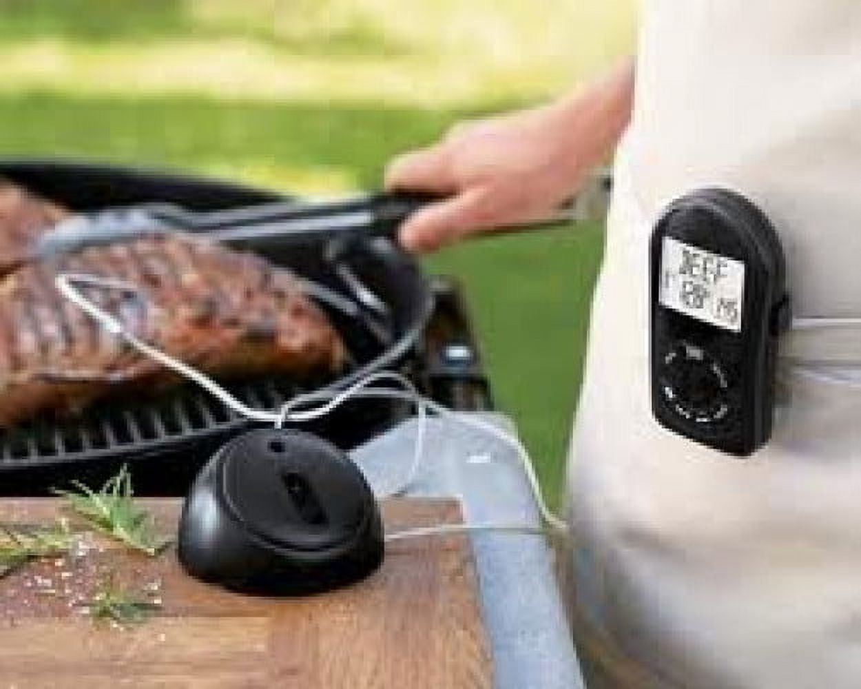 Grill Grate Et732 BBQ Smoker Meat Thermometer with Original Magnet