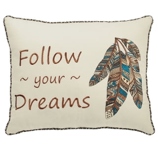 Maverick Embroidered Pillow Multi Warm Rectangle Southwestern Prints Pillow Embroidered Rectangle