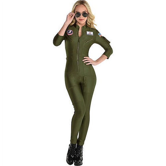 Maverick Flight Suit Costume for Women - Top Gun 2-S