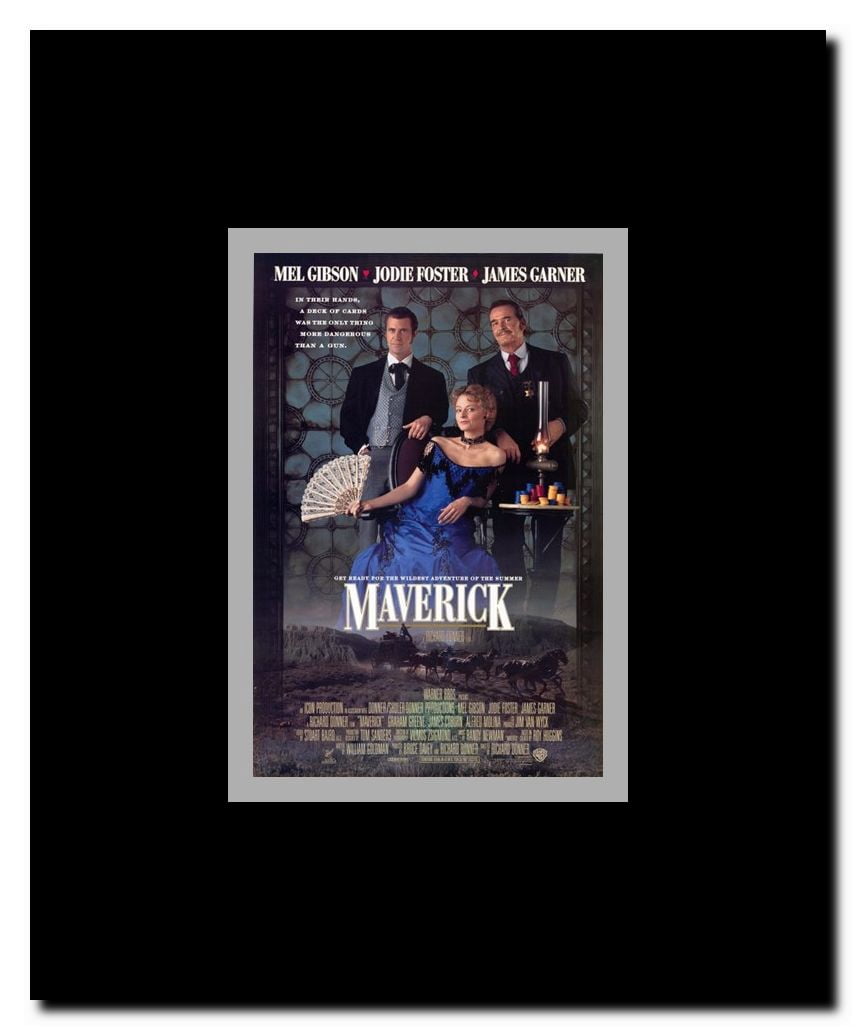 Maverick Framed Movie Poster