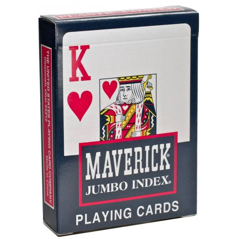 【レア】MAVERICK JUMBO INDEX トランプ 12 デック US Playing Card, Maverick Jumbo Index Playing Cards, 1 Deck